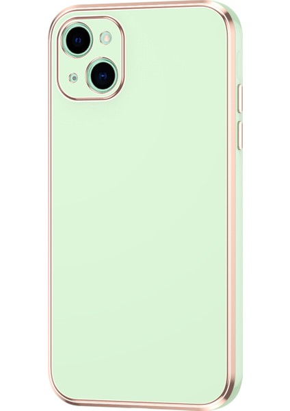 Apple Iphone 13 Kılıf Renkli Parlak Kenarlı Laser Bark Silikon