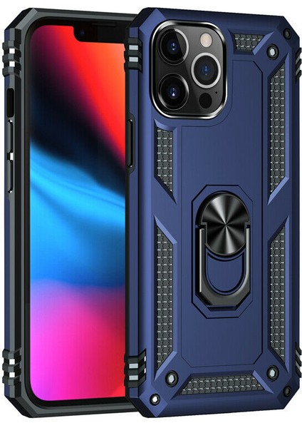 Apple Iphone 13 Pro Max Kılıf Ultra Koruma Yüzüklü Manyetik Vega Kapak