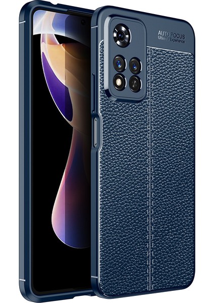 Xiaomi Redmi Note 11 Pro Kılıf Deri Desenli Lux Niss Silikon