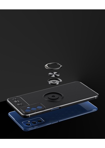 Samsung Galaxy M52 Kılıf Yüzüklü Manyetik Ravel Silikon fırsatları