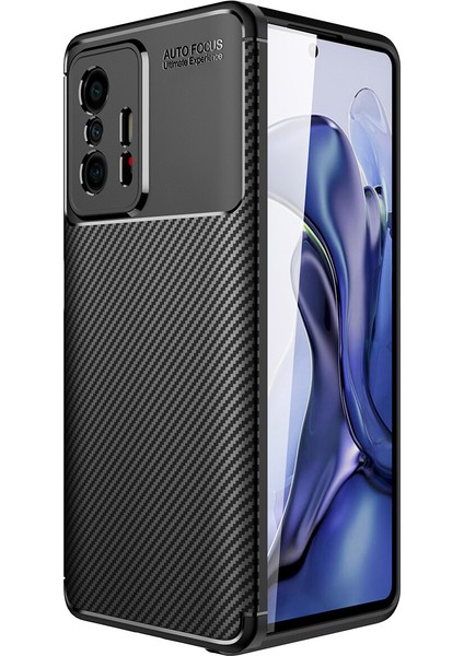 Xiaomi Mi 11T Kılıf Karbon Desenli Lux Negro Silikon