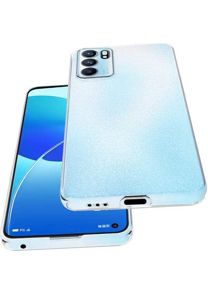 Oppo Reno 6 Kılıf Ultra Ince Şeffaf Silikon