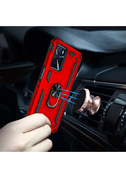 Oppo A16 Kılıf Ultra Korumalı Yüzüklü Manyetik Vega Kapak modelleri