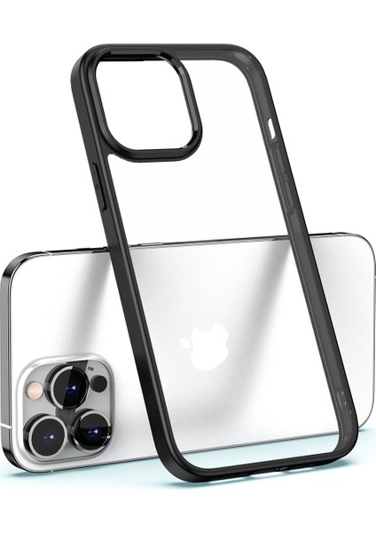 Apple Iphone 13 Pro Kılıf Renkli Silikon Kenarlı Hom Kapak