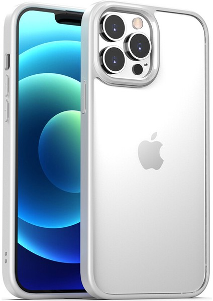 Apple Iphone 13 Pro Kılıf Renkli Silikon Kenarlı Hom Kapak
