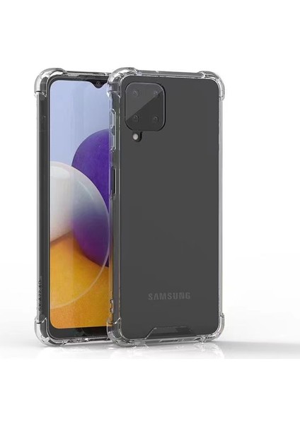 Samsung Galaxy A22 4g Kılıf Ultra Korumalı Şeffaf Antishock Silikon