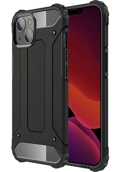 Apple Iphone 13 Kılıf Ultra Korumalı Çift Katmanlı Armour Case