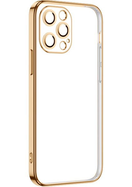 Apple Iphone 12 Pro Max Kılıf Kamera Korumalı Renkli Laser Krep Silikon