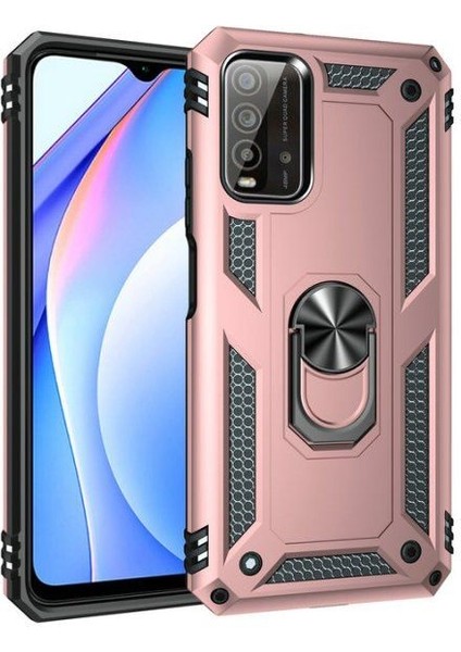 Xiaomi Redmi Note 9 4g Kılıf Yüzüklü Manyetik Ultra Korumalı Vega Kapak