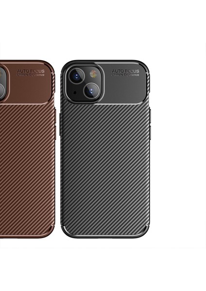 Apple Iphone 13 Mini Kılıf Karbon Desenli Lux Negro Silikon