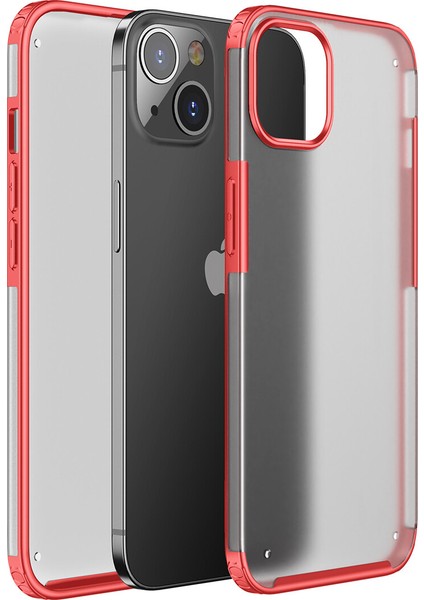 Apple Iphone 13 Mini Kılıf Silikon Kenarlı Renkli Buzlu Volks Kapak