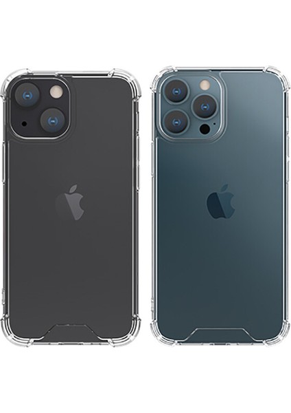 Apple Iphone 13 Pro Kılıf Ultra Korumalı Şeffaf Antishock Silikon