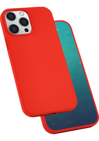 Apple Iphone 13 Pro Max Kılıf Içi Süet Lansman Silk Silikon