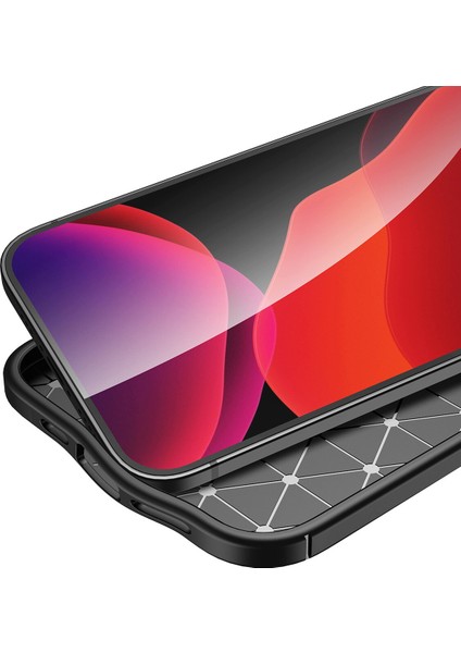 Apple Iphone 13 Pro Max Kılıf Deri Desenli Lux Niss Silikon