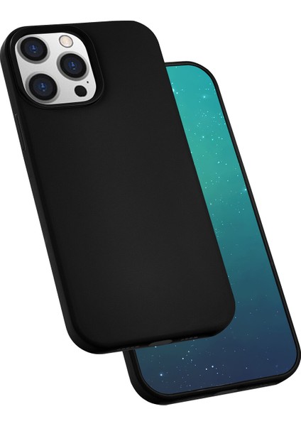 Apple Iphone 13 Pro Max Kılıf Içi Süet Lansman Silk Silikon