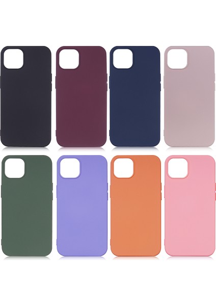 Apple Iphone 13 Mini Kılıf Içi Süet Lansman Silikon