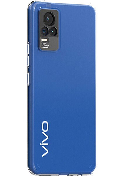Vivo V21 Kılıf Ultra Ince Şeffaf Silikon