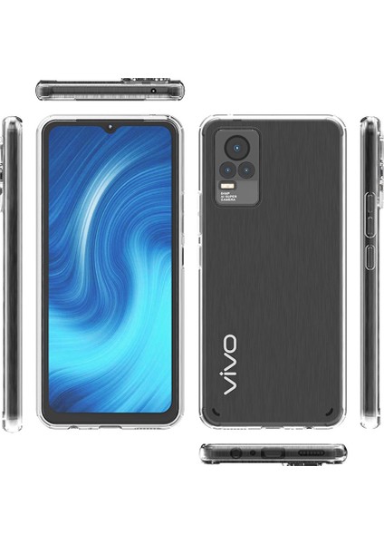 Vivo V21 Kılıf Ultra Ince Şeffaf Silikon fiyatları