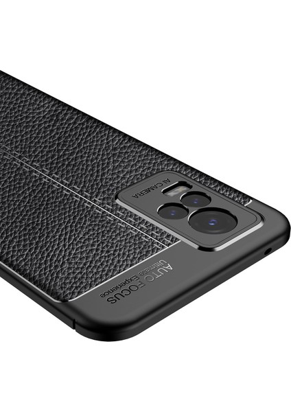 Vivo V21 E Kılıf Deri Desenli Lux Niss Silikon