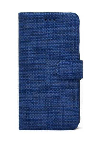 Huawei P40 Lite Kılıf Kumaş Desenli Cüzdanlı Standlı Kapaklı Kılıf