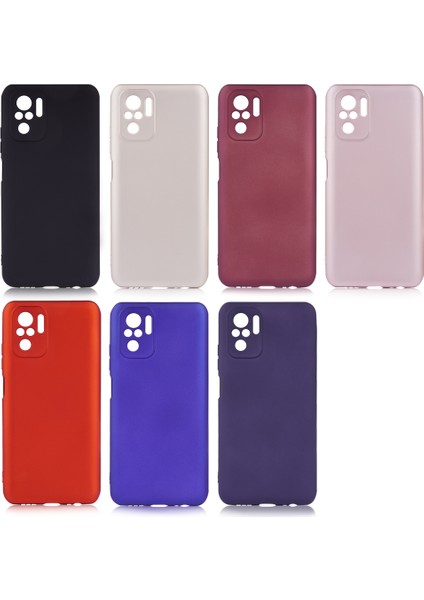 Xiaomi Redmi Note 10 Kılıf Ultra Ince Mat Silikon