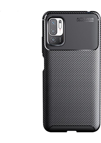 Xiaomi Redmi Poco M3 Pro Kılıf Karbon Desenli Lux Negro Silikon