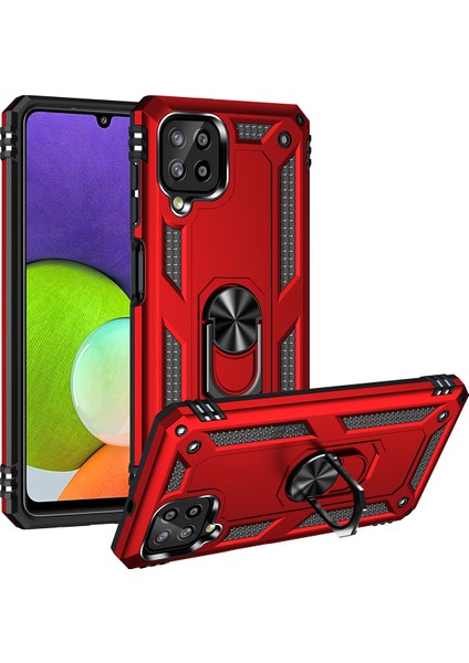 Samsung Galaxy A22 4g Kılıf Ultra Korumalı Yüzüklü Manyetik Vega Kapak