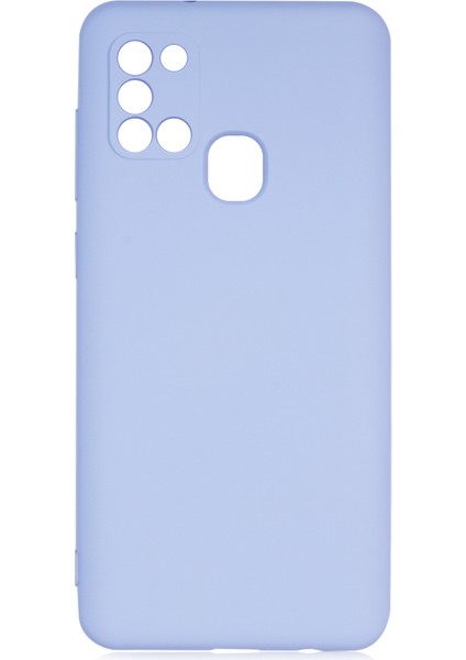 Samsung Galaxy A21S Kılıf Kamera Korumalı Içi Süet Mara Lansman Silikon