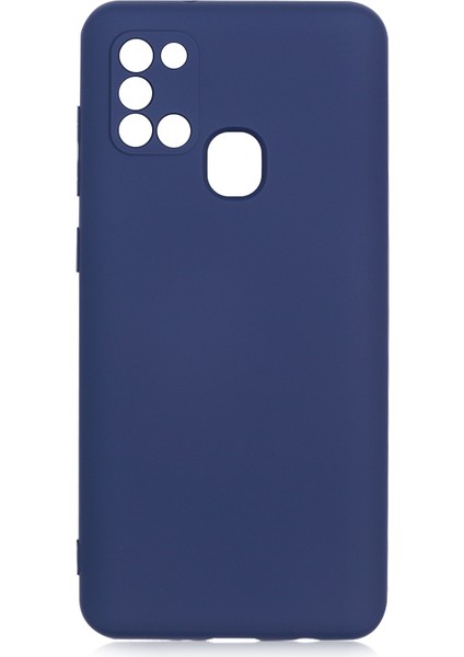 Samsung Galaxy A21S Kılıf Kamera Korumalı Içi Süet Mara Lansman Silikon