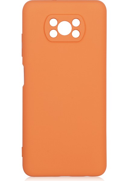 Xiaomi Poco X3 Kılıf Kamera Korumalı Içi Süet Mara Lansman Silikon