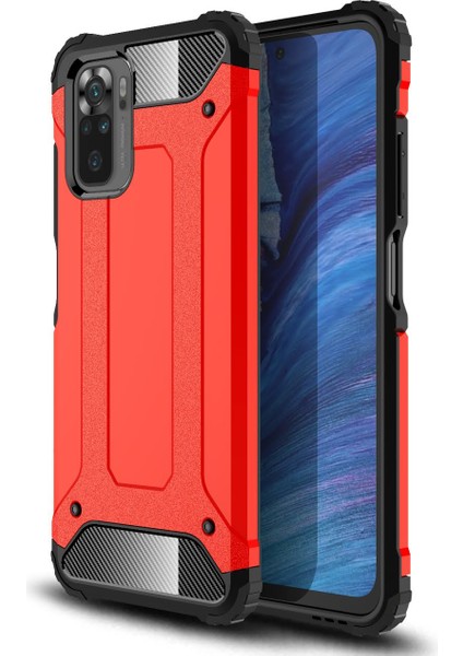 Xiaomi Redmi Note 10S Kılıf Ultra Korumalı Çift Katmanlı Armour Case