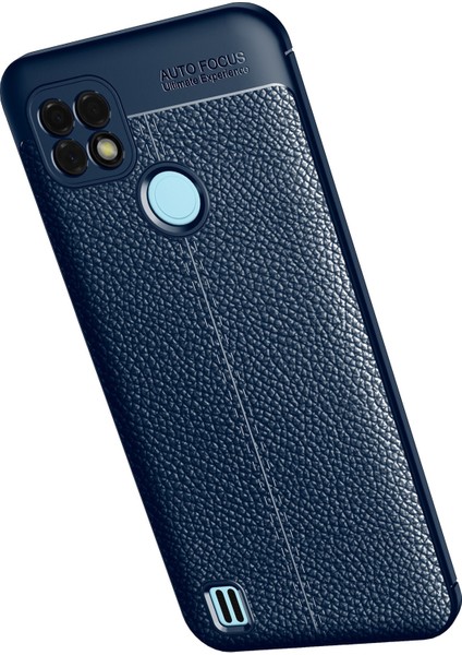 Realme C21 Kılıf Deri Desenli Lux Niss Silikon fiyatları