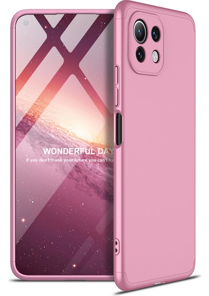 Xiaomi Mi 11 Lite Kılıf 3 Parça 360 Ays Kapak