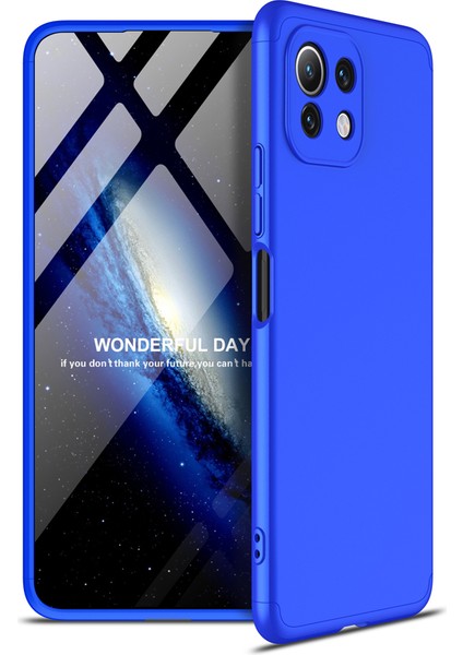 Xiaomi Mi 11 Lite Kılıf 3 Parça 360 Ays Kapak