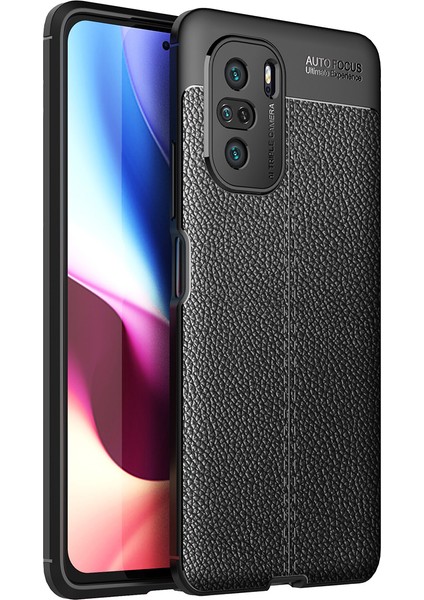 Xiaomi Redmi K40 Pro Kılıf Deri Desenli Lux Niss Silikon