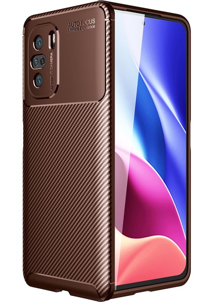 Xiaomi Mi 11X Pro Kılıf Karbon Desenli Lux Negro Silikon