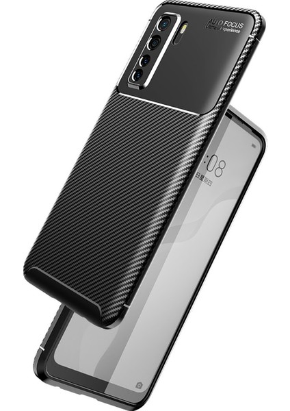 Huawei P40 Lite 5g Kılıf Karbon Desenli Lux Negro Silikon indirimleri