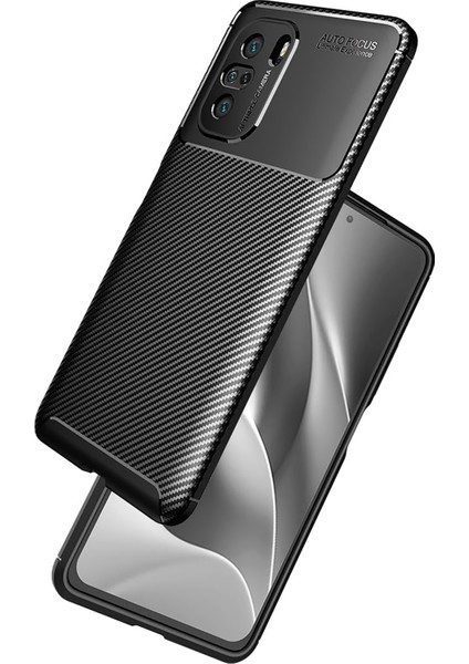 Xiaomi Mi 11X Pro Kılıf Karbon Desenli Lux Negro Silikon