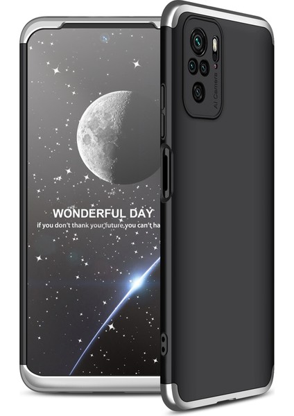 Xiaomi Redmi Note 10 Kılıf 3 Parça 360 Ays Kapak