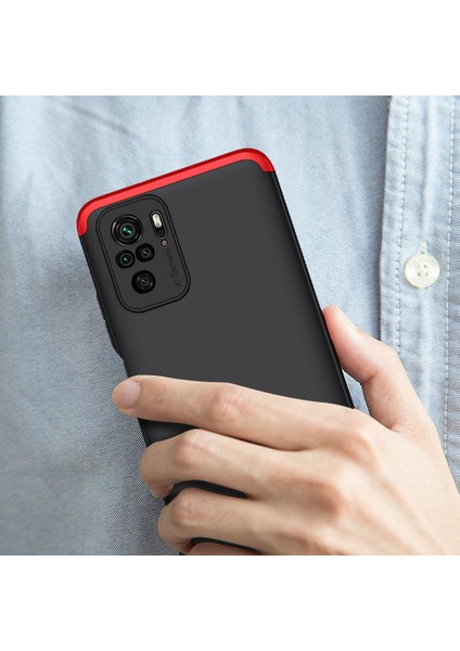 Xiaomi Redmi Note 10S Kılıf 3 Parça 360 Ays Kapak