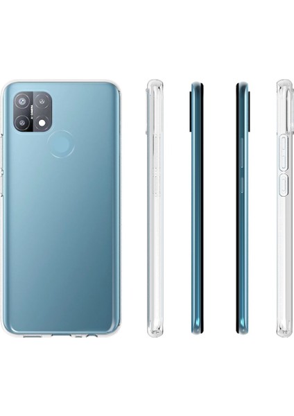 Oppo A15 Kılıf Ultra Ince Şeffaf Silikon modelleri