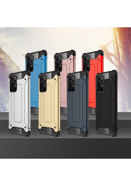 Samsung Galaxy A72 Kılıf Çift Katmanlı Armour Case