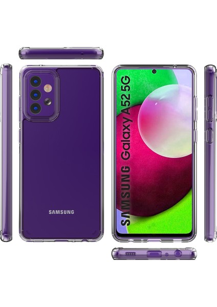 Samsung Galaxy A52 Kılıf Ultra Korumalı Kamera Korumalı Coss Sillikon