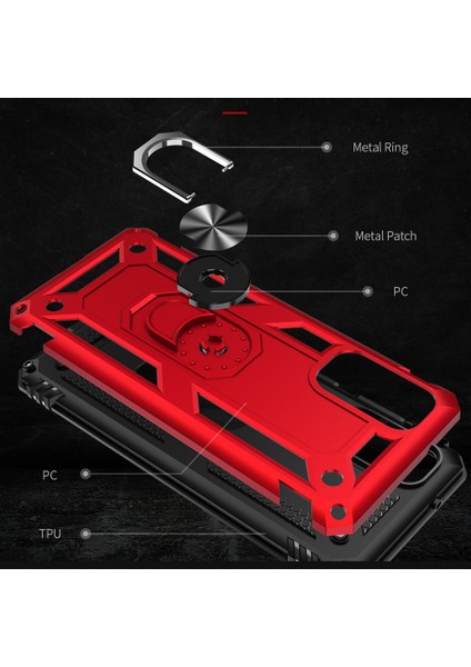 Samsung Galaxy S20 Fe Kılıf Ultra Korumalı Yüzüklü Manyetik Vega Kapak
