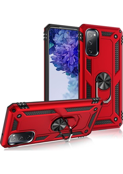 Samsung Galaxy S20 Fe Kılıf Ultra Korumalı Yüzüklü Manyetik Vega Kapak