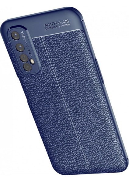 Realme 7 Kılıf Deri Desenli Lux Niss Silikon indirimleri
