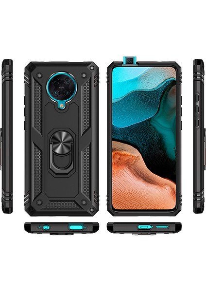 Xiaomi Pocophone F2 Pro Kılıf Ultra Korumalı Yüzüklü Manyetik Vega Kapak modelleri