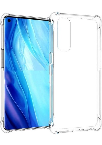 Oppo Reno 4 Pro Kılıf Ultra Korumalı Şeffaf Antishock Silikon