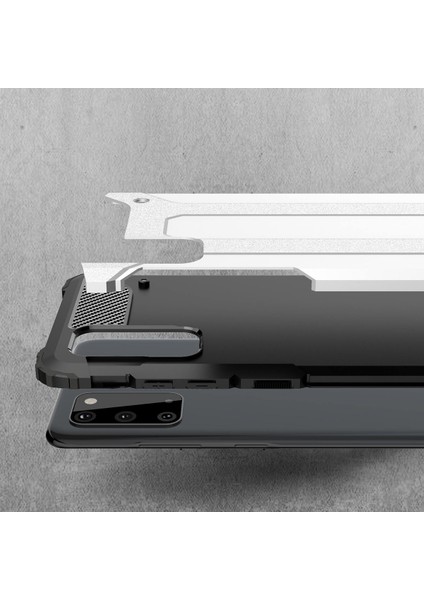 Samsung Galaxy S20 Fe Kılıf Çift Katmanlı Armour Case