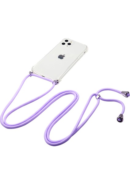 Apple Iphone 12 Mini Kılıf Ipli Askılı Ultra Koruma Antishock Silikon